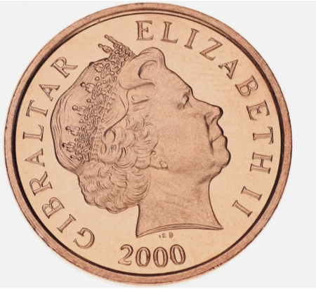 Gibraltar 1 penny 2000, Potarniche, UNC [1]