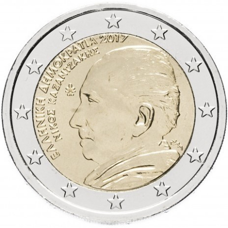 Grecia - Grecia 2 euro 2017 Nikos Kazantzakis, UNC