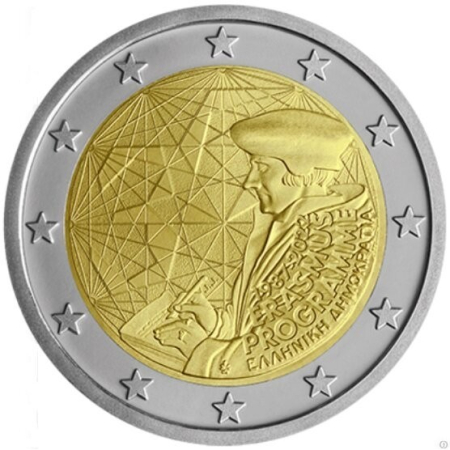 Grecia - Grecia 2 euro 2022 Erasmus, UNC