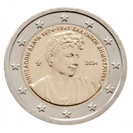 Grecia - Grecia 2 euro 2024, 150 ani de la nasterea lui Penelope Delta, UNC