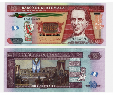 Guatemala - Guatemala 10 Quetzales 2022, necirculata