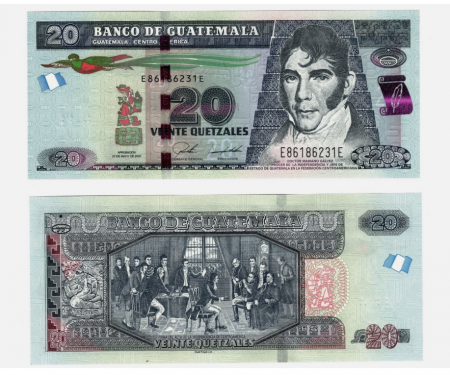 Guatemala - GUATEMALA 20 quetzales 2020, necirculata