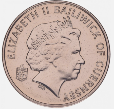 Guernsey 1 penny 2012, Crab,  UNC [1]