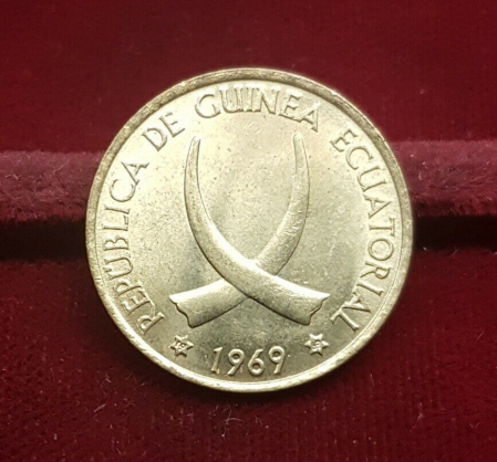Guinea Ecuatoriala 1 Peseta 1969, UNC [1]