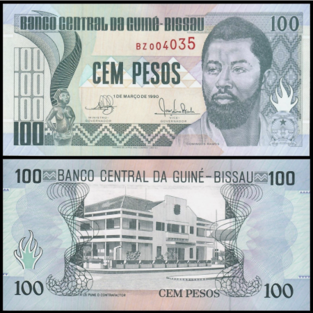 Bancnote Africa - Guineea Bissau 100 Pesos 1990, necirculata