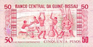 Guineea Bissau - Guineea Bissau 50 Pesos 1990, necirculata