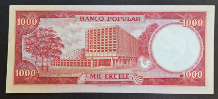 Guineea Ecuatoriala 1000 Ekuele 1975, UNC [1]