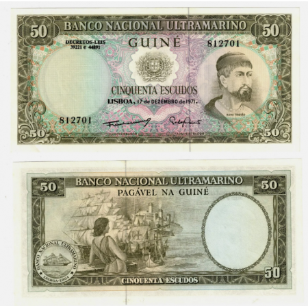 Guineea Bissau - Guineea Portugheza - Guineea Bissau, 50 Escudos 1971 UNC