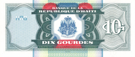 Haiti 10 Gourdes 2000, necirculata [1]