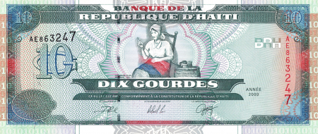 Haiti - Haiti 10 Gourdes 2000, necirculata