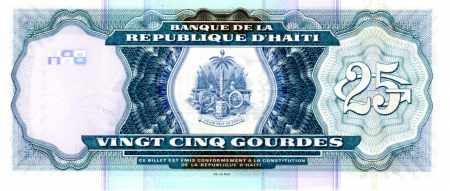 HAITI 25 gourdes 2009, necirculata [1]
