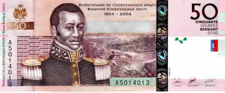 HAITI 50 gourdes 2004 (Bi-centenarul Independentei), necirculata [0]