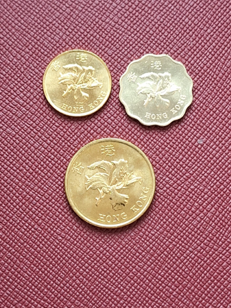 Hong Kong set 3 monede 10,20,50 centi 1997 Comemorative, UNC [1]