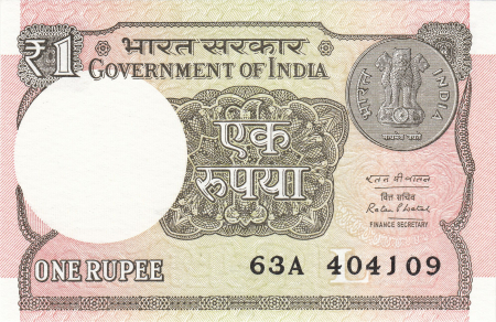 Bancnote Asia - INDIA 1 rupie 2017, necirculata