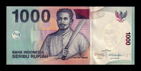Indonezia 1000 Rupii 2012, Pattimura, necirculata [1]