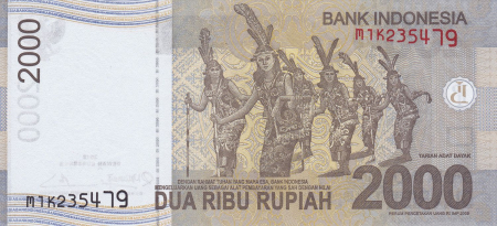 Indonezia - Indonezia 2000 Rupii 2013, necirculata