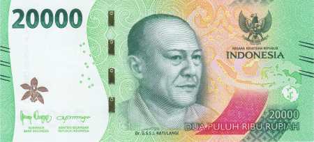 Bancnote Asia - Indonezia 20000 Rupii 2022, necirculata