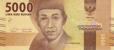 Indonezia 5000 Rupii 2016, necirculata [1]