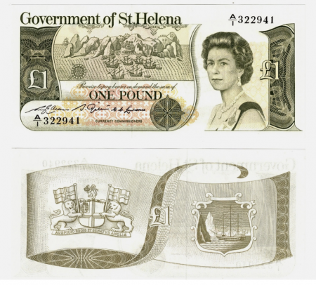 Insula Sf. Elena - Insula Sf. Elena 1 pound 1981, Regina Elisabeta II, UNC