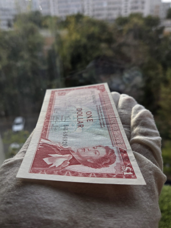 Insulele Caraibe 1 Dolar 1965, Regina Elisabeta II, UNC- [3]