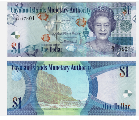 Insulele Cayman - INSULELE CAYMAN, 1 Dolar 2025, Regina Elisabeta II, necirculata