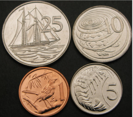 Insulele Cayman set 4 monede -2008 Fauna; vapor, UNC [0]