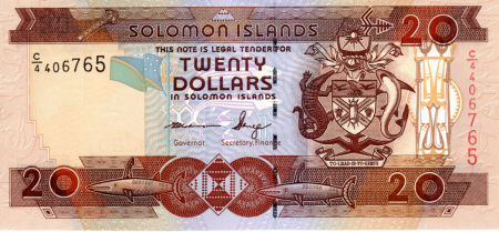 Bancnote Australia si Oceania - Insulele Solomon, 20 Dolari 2006, necirculata