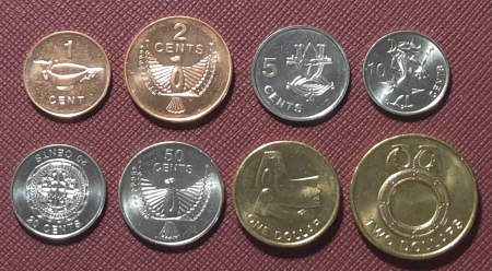 Monede Australia si Oceania - Insulele Solomon set 8 monede 1996-2012: 1,2,5,10,20,50 Centi, 1,2 Dolari, UNC