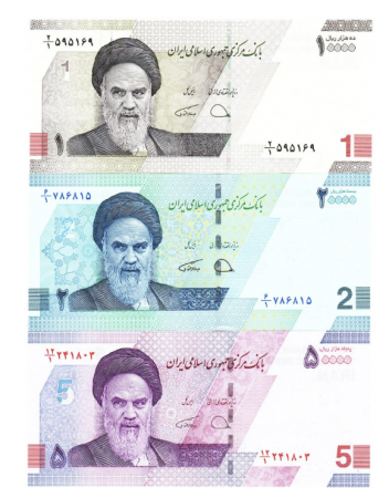 Iran - Iran Set3: 10 000-20 000-50 000 Riali 2021, necirculate