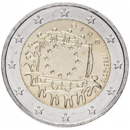 Irlanda - Irlanda 2 euro 2015, A 30-a aniversare a drapelului Europei, UNC