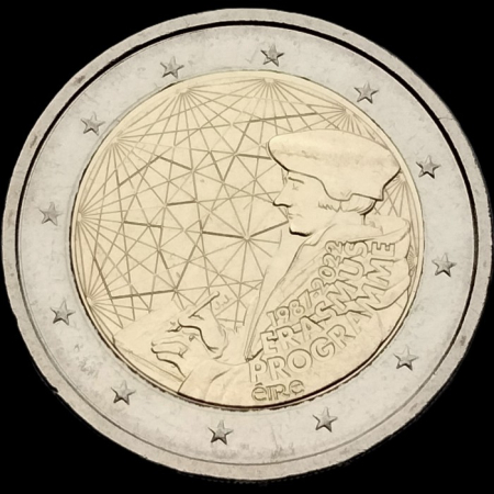Irlanda - Irlanda 2 euro 2022 Erasmus, UNC