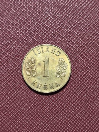 Monede Europa - Islanda 1 coroana 1973