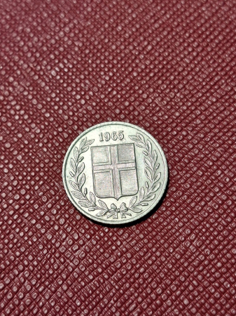 Monede Europa - Islanda 25 aurar 1965