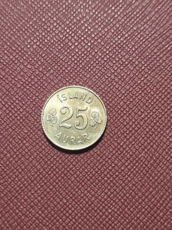 Monede Europa - Islanda 25 aurar 1967