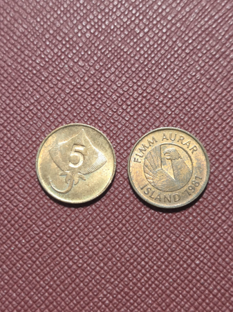 Monede Europa - Islanda 5 aurar 1981