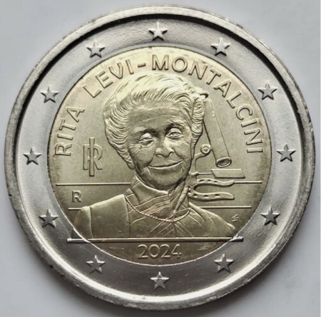 Italia - Italia 2 euro 2024 Rita Levi-Montalcini, UNC