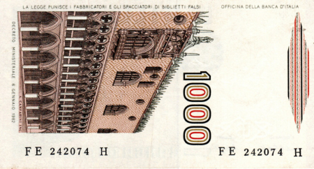 Italia 1000 Lire 1982, Marco Polo, UNC- [1]