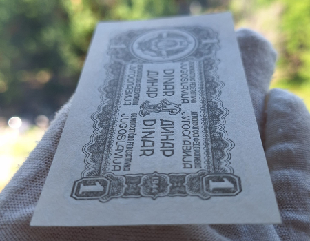 Iugoslavia 1 Dinar 1944, UNC [3]