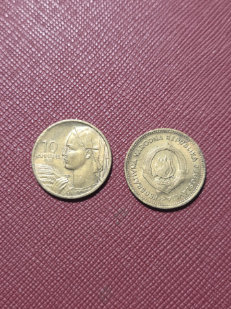 Monede - Iugoslavia 10 dinari 1955