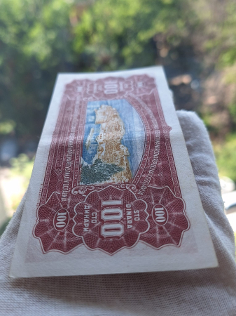 Iugoslavia 100 dinari 1955, aproape necirculata [3]