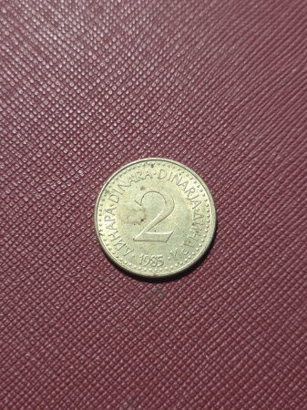 Monede - Iugoslavia 2 dinari 1985