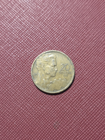 Monede - Iugoslavia 20 dinari 1955
