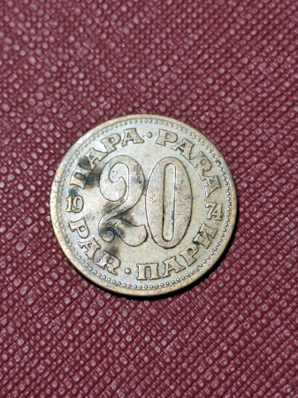 Iugoslavia 20 dinari 1974 [1]