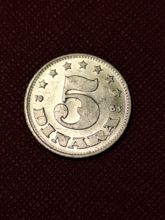 Iugoslavia 5 dinari 1963 [1]