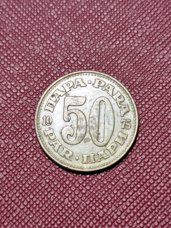 Monede Europa - Iugoslavia, 50 dinari 1975