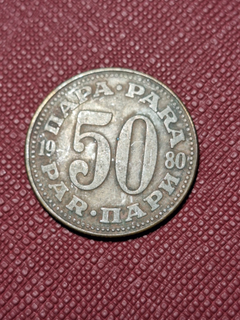 Iugoslavia, 50 dinari 1980 [1]
