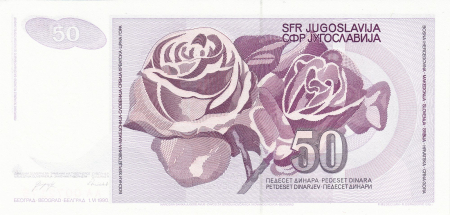IUGOSLAVIA 50 dinari 1990, necirculata [1]