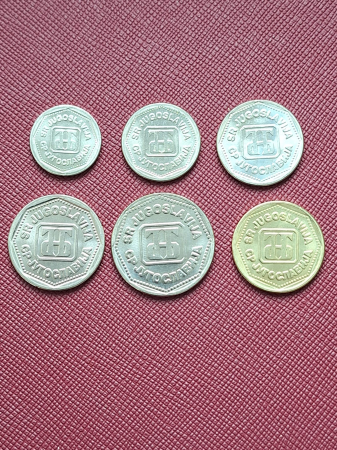 Iugoslavia set 6 monede 1993, necirculate [1]