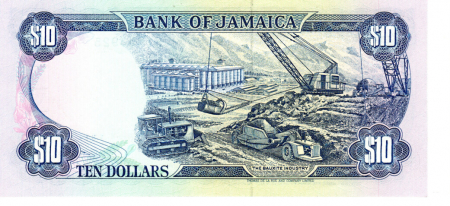 Jamaica - Jamaica 10 Dolari 1994, George William Gordon, necirculata