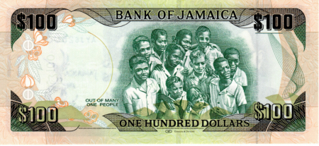 Jamaica 100 Dolari 2012, necirculata [1]